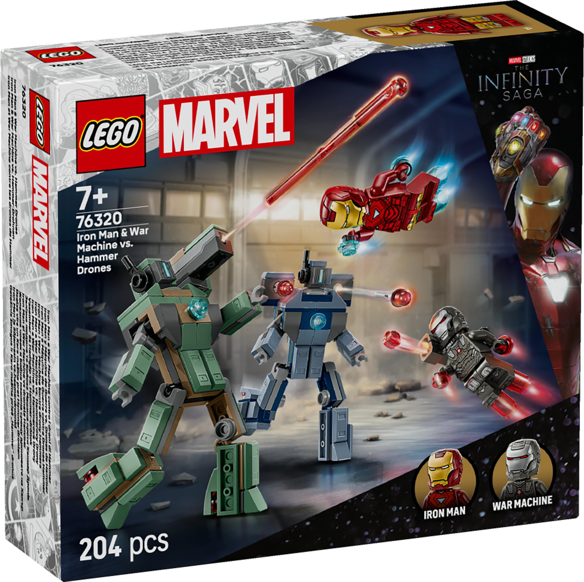 Amazon.co.jp: レゴ(LEGO) マーベル アイアンマン＆ウォーマシン vs