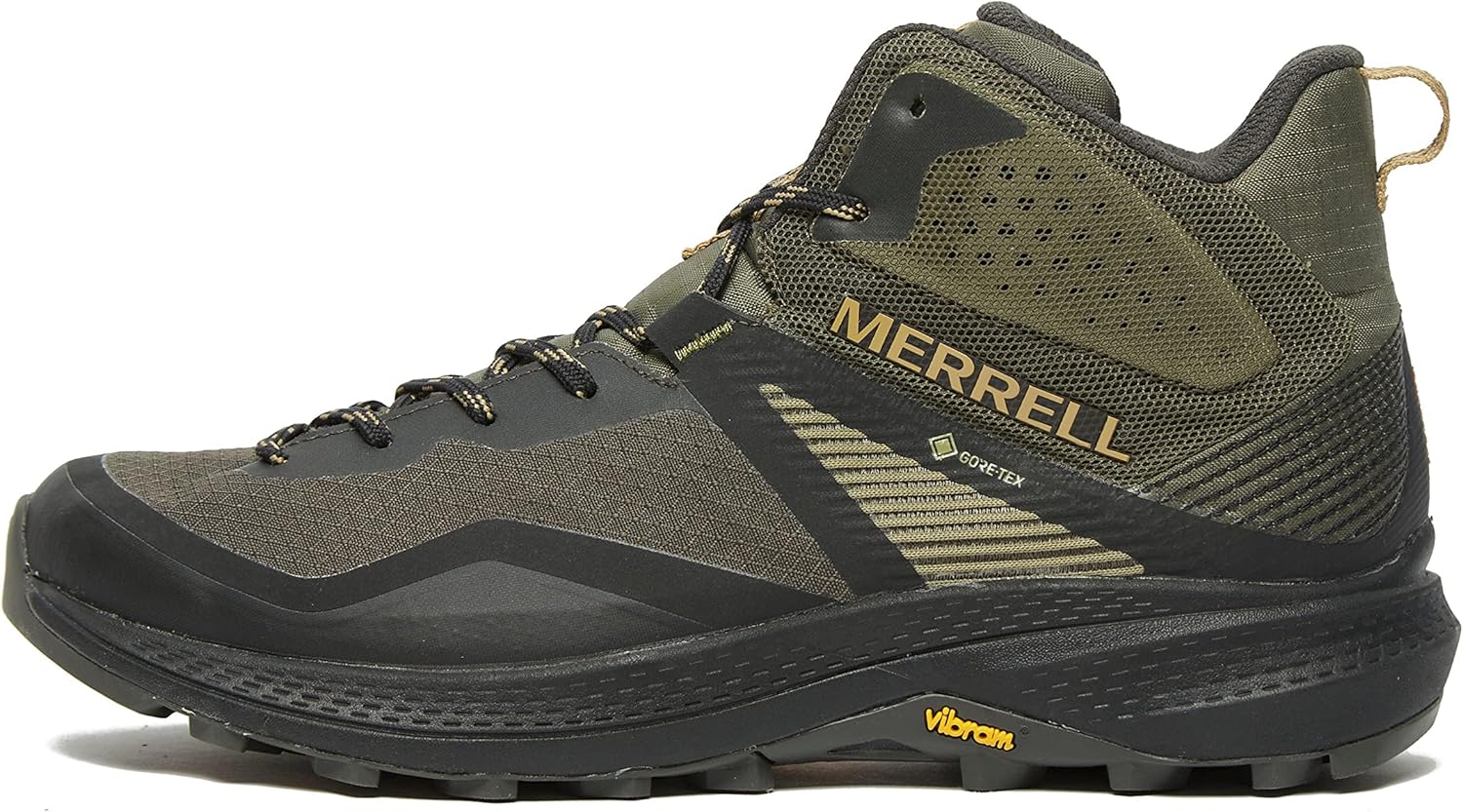 Merrell Men's Bohemian Boat Shoe, Olive, 10.5 US