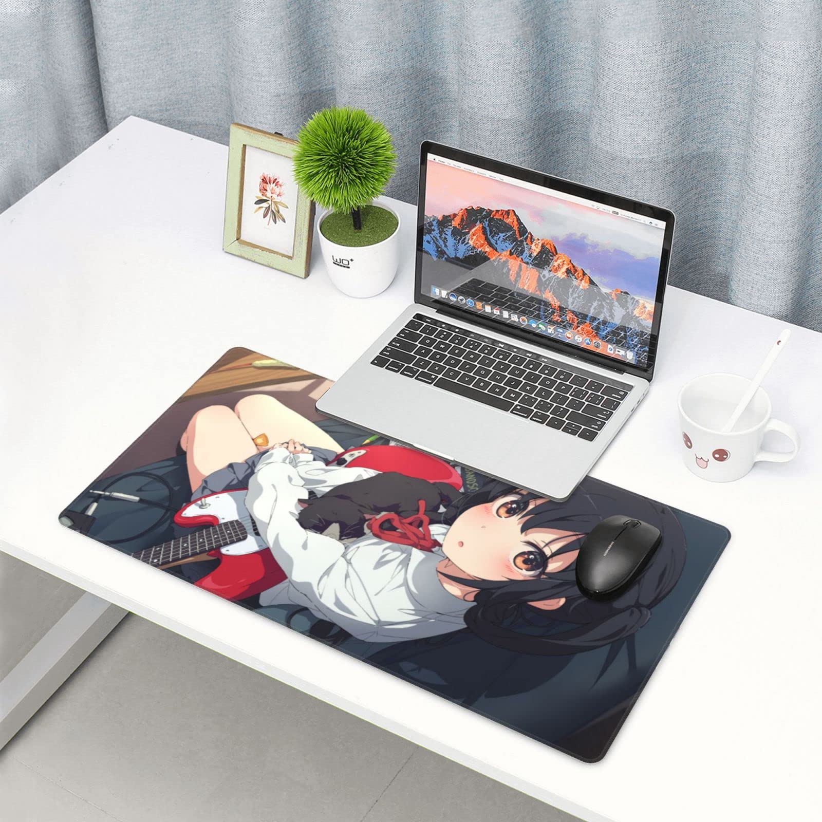 Amazon.co.jp: デスクマット マウスマット 中野梓 あずにゃん けいおん