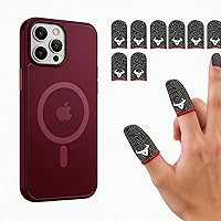 Vista 12 de Miracase - Funda magnética para iPhone 13 de 6.1 pulgadas (compatible con MagSafe) (con 2 protectores de pantalla), protección de grado militar