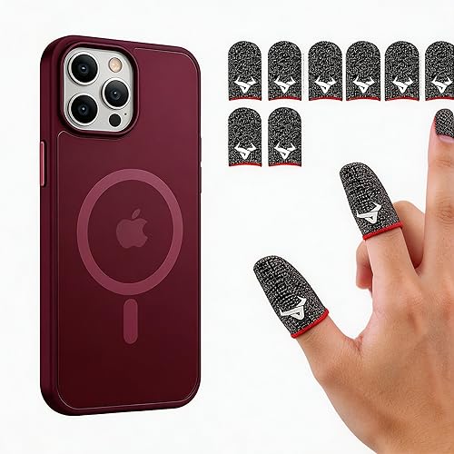 Miniatura 12 de Miracase - Funda magnética para iPhone 13 de 6.1 pulgadas (compatible con MagSafe) (con 2 protectores de pantalla), protección de grado militar