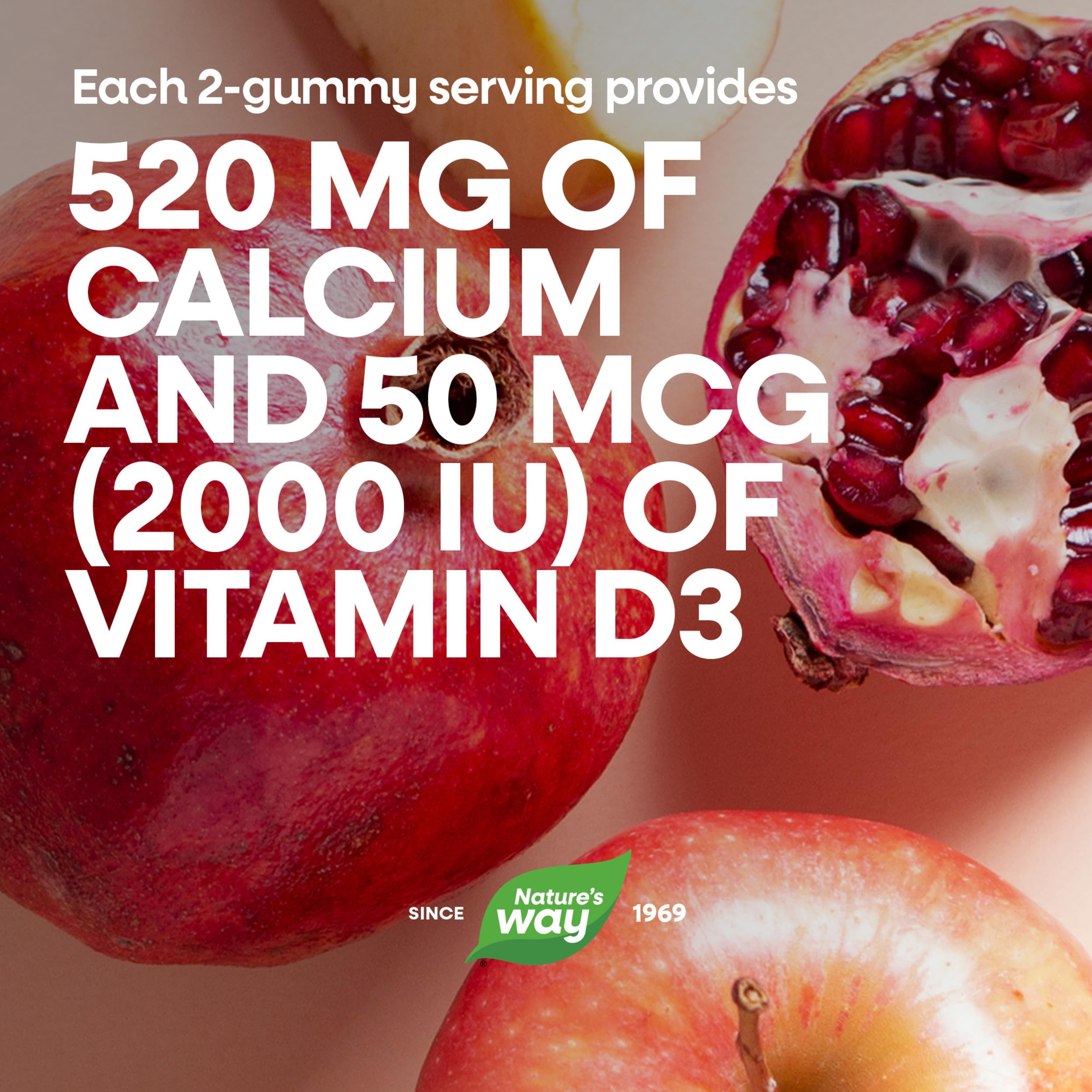 Nature’s Way Alive! Chewable Calcium Gummies with Vitamin D3, 60 ct — Amazon image 6