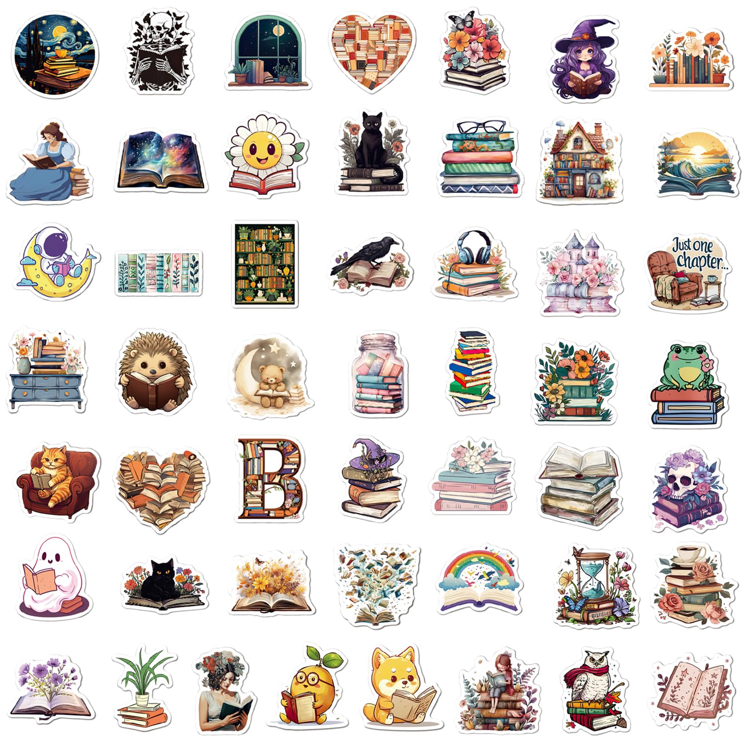 100 Pcs Book Stickers - Image 3