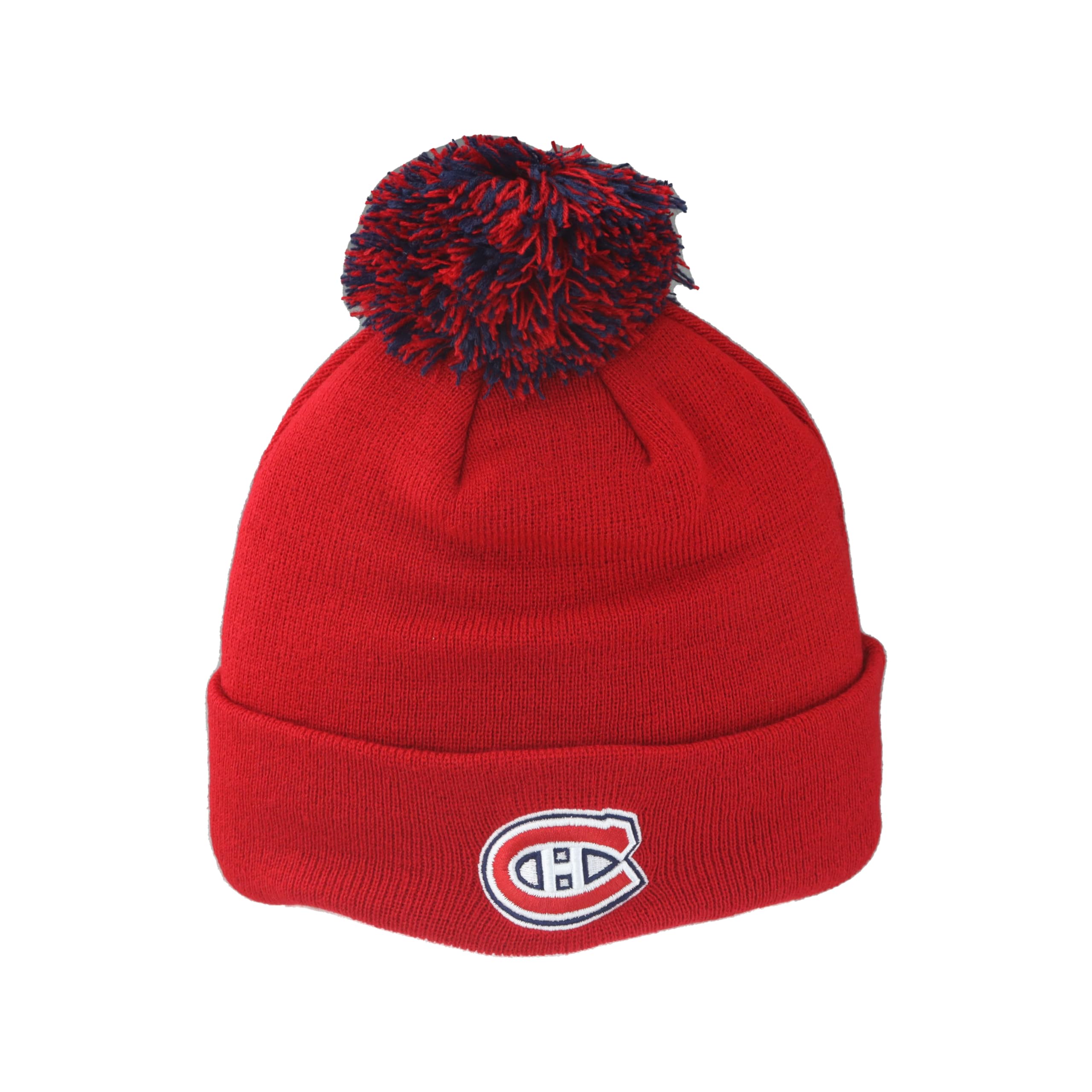 ZHATS Standard Montreal Canadiens NHL Officially Licensed Beanie Pom Icon Team Color