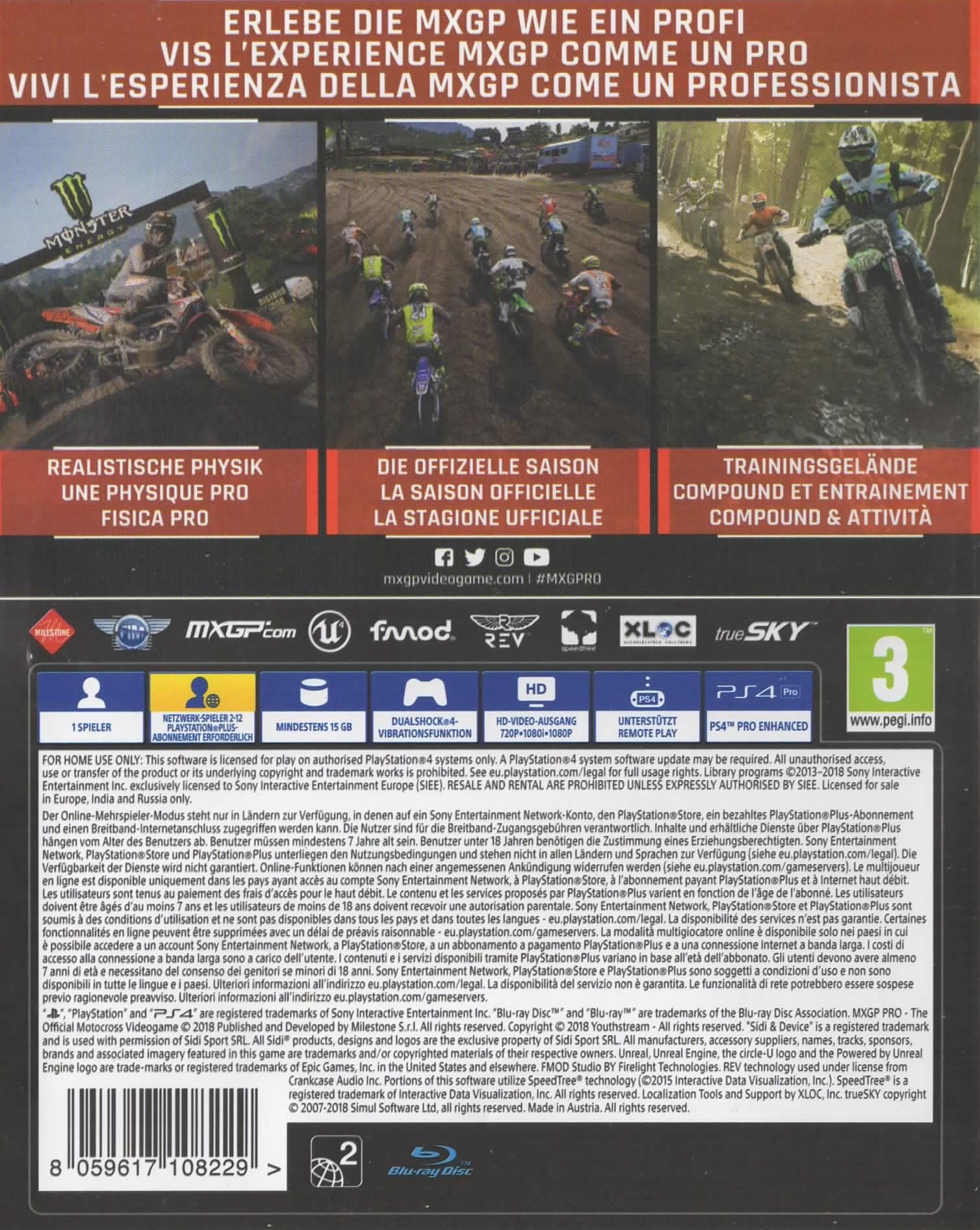Amazon.com: MXGP Pro The Official Motocross Videogame (PS4