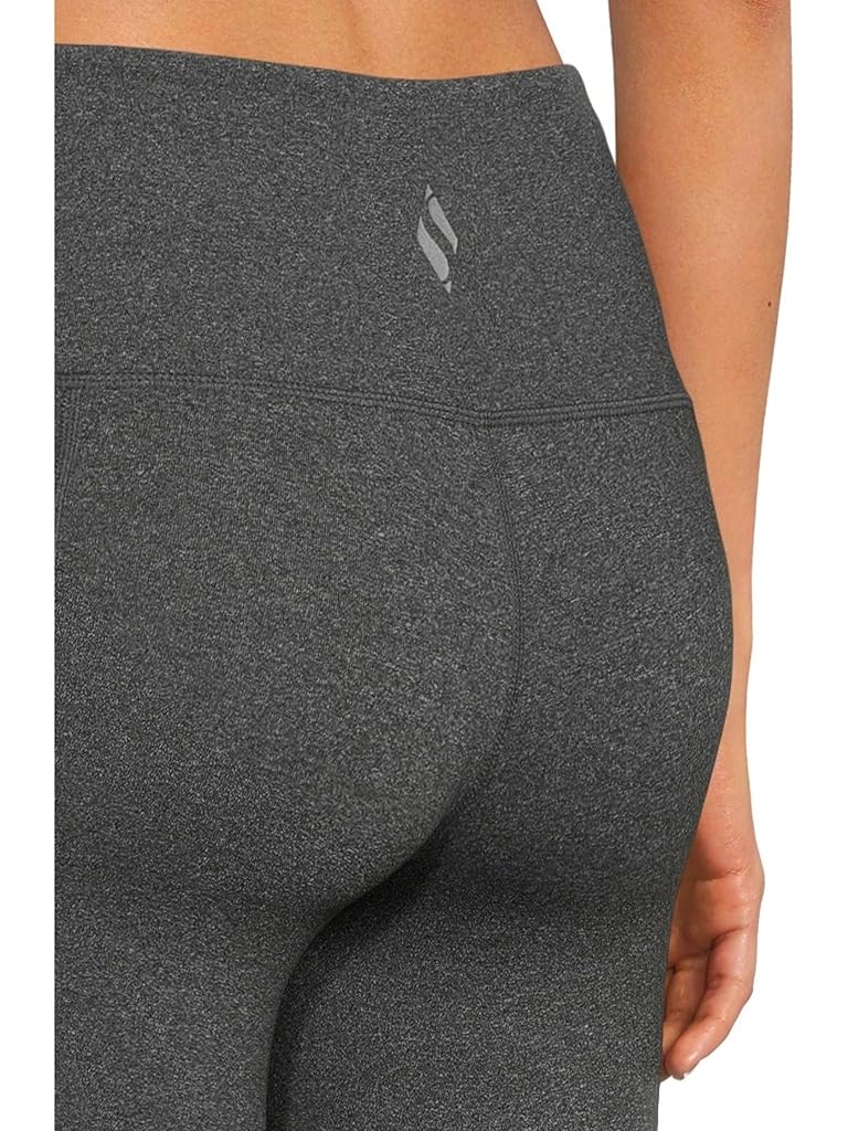 Gray SKECHERS GO WALK High Waisted Midcalf Leggings