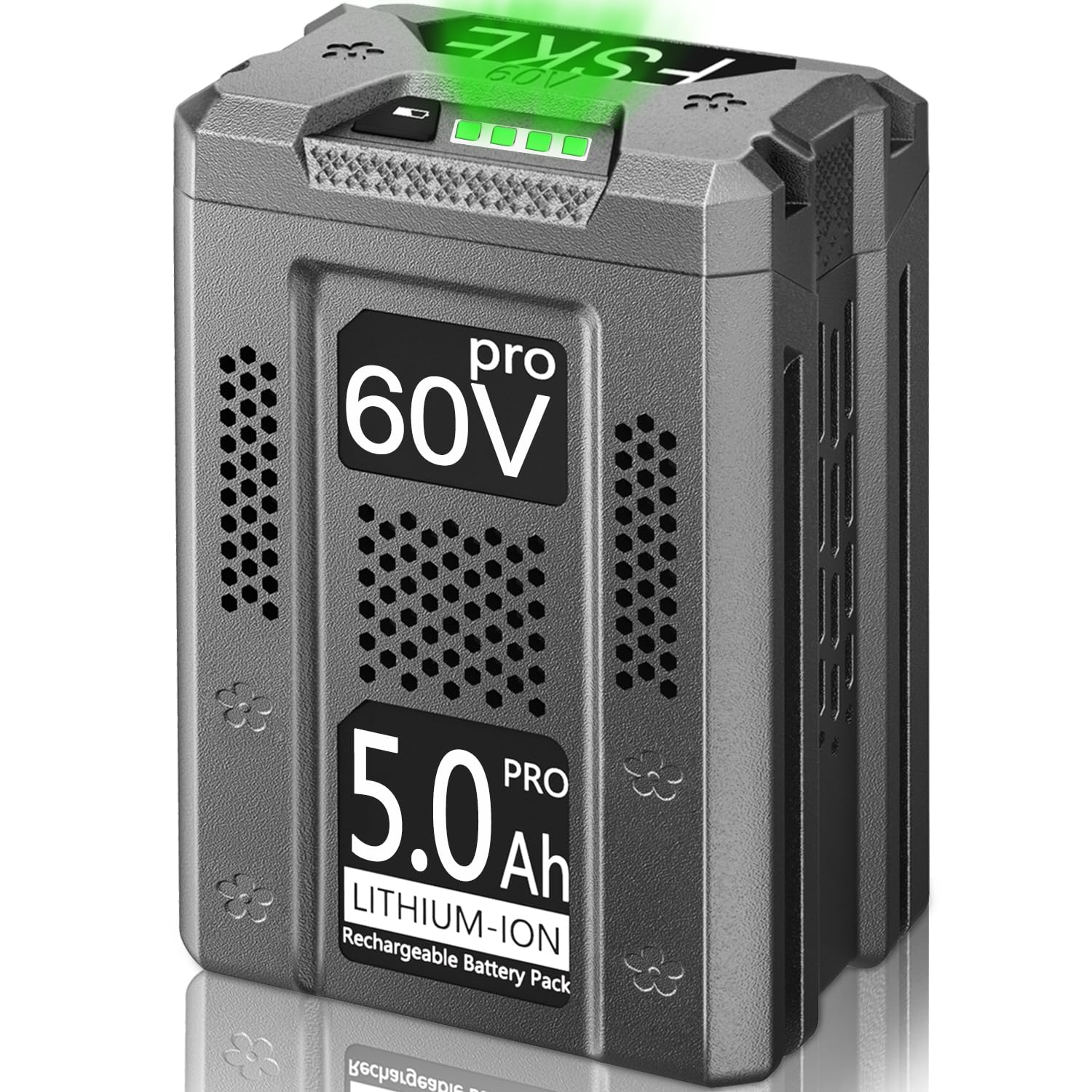 FSKE 5000mAh Replacement for Greenworks 60V Battery