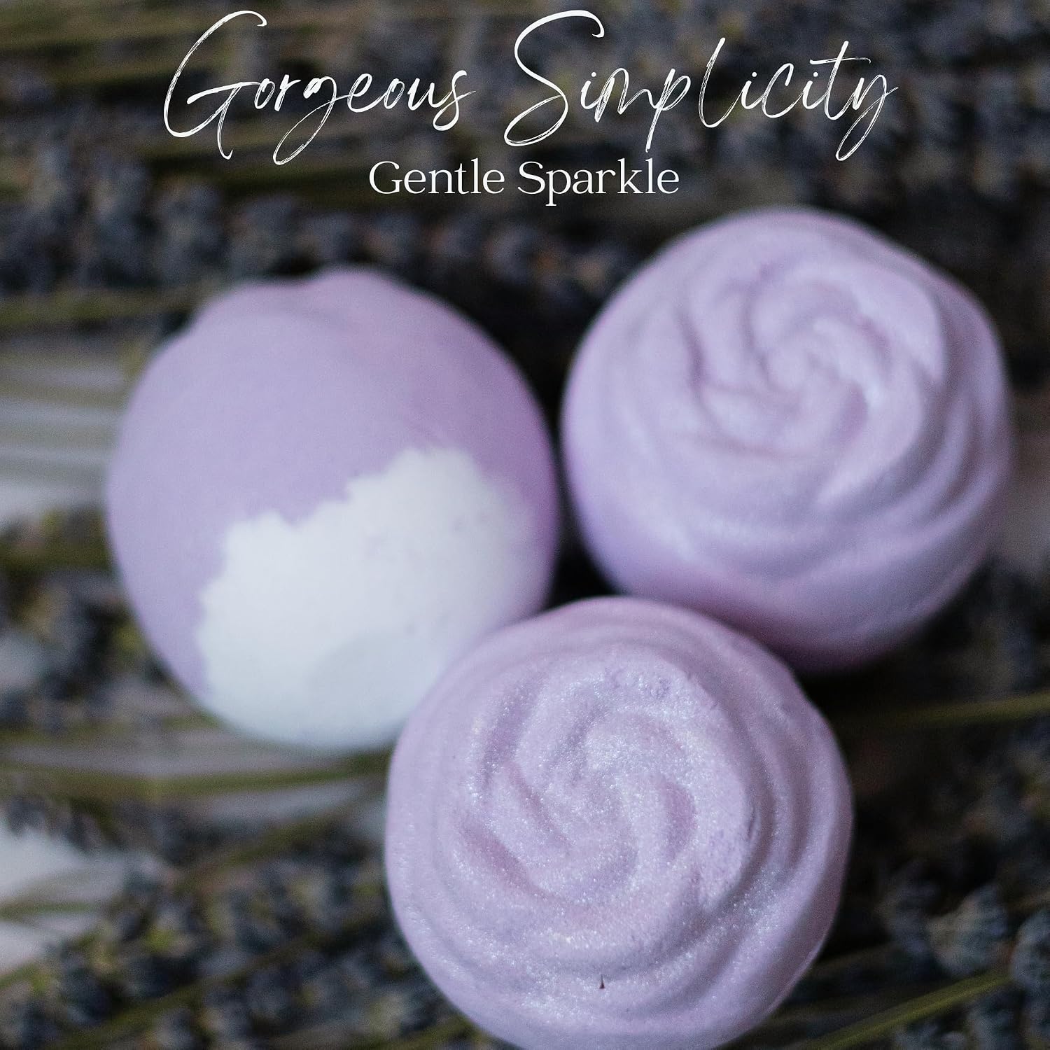 EvolutionUSA Lavender Dreams Bath Bombs for Women, 12 Organic Flower Bath Bombs, Soft Lavender Bath Bombs, Womens Bath Bombs Gift, Lush Bath Bombs for Girls, Relaxing Bathbombs, Bath Balls