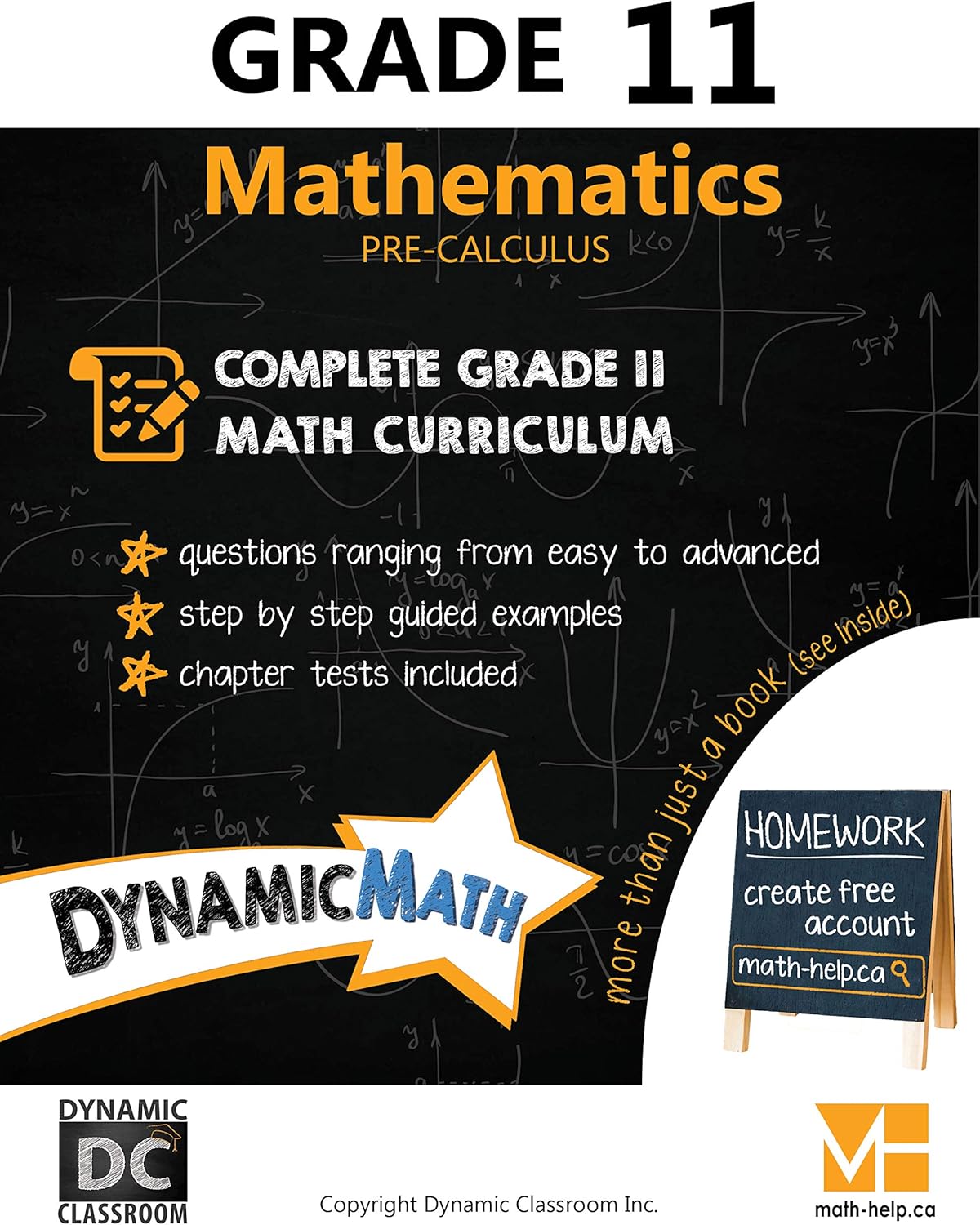Dynamic Math Workbook Complete Grade 11 Mathematics Curriculum (AB