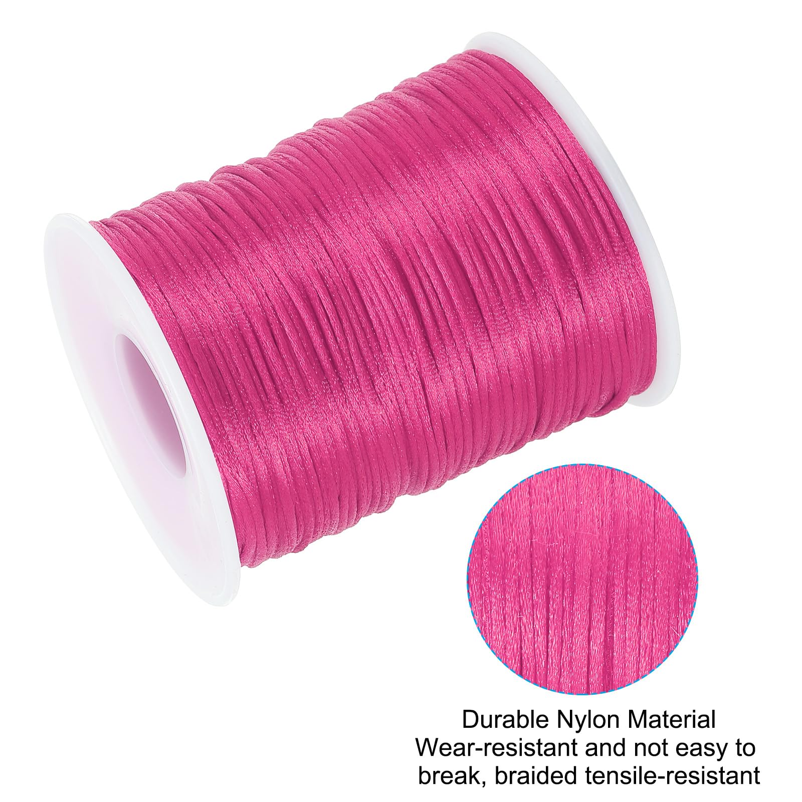 PATIKIL 1.5mm x 109 Yard Nylon Satin Cord - Image 4