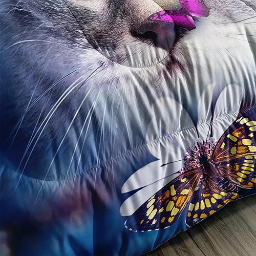 Miniatura 4 de AILONEN Juego de edredón para niños, tamaño individual, juego de ropa de cama para niños y niñas, juego de edredón de 3 piezas, 1 edredón y 2 fundas