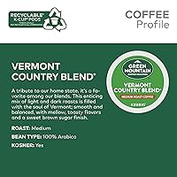 Vista 6 de Green Mountain Coffee Mezcla Vermont Country Blend, paquete de porciones K-Cup para cafeteras Keurig, 24 unidades (el embalaje puede variar)