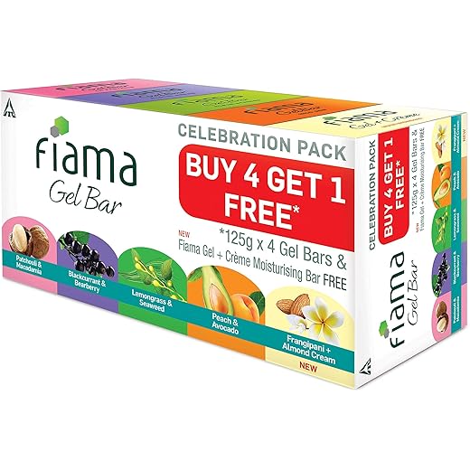 Fiama Gel Bar 125g Pack - Assorted Scents