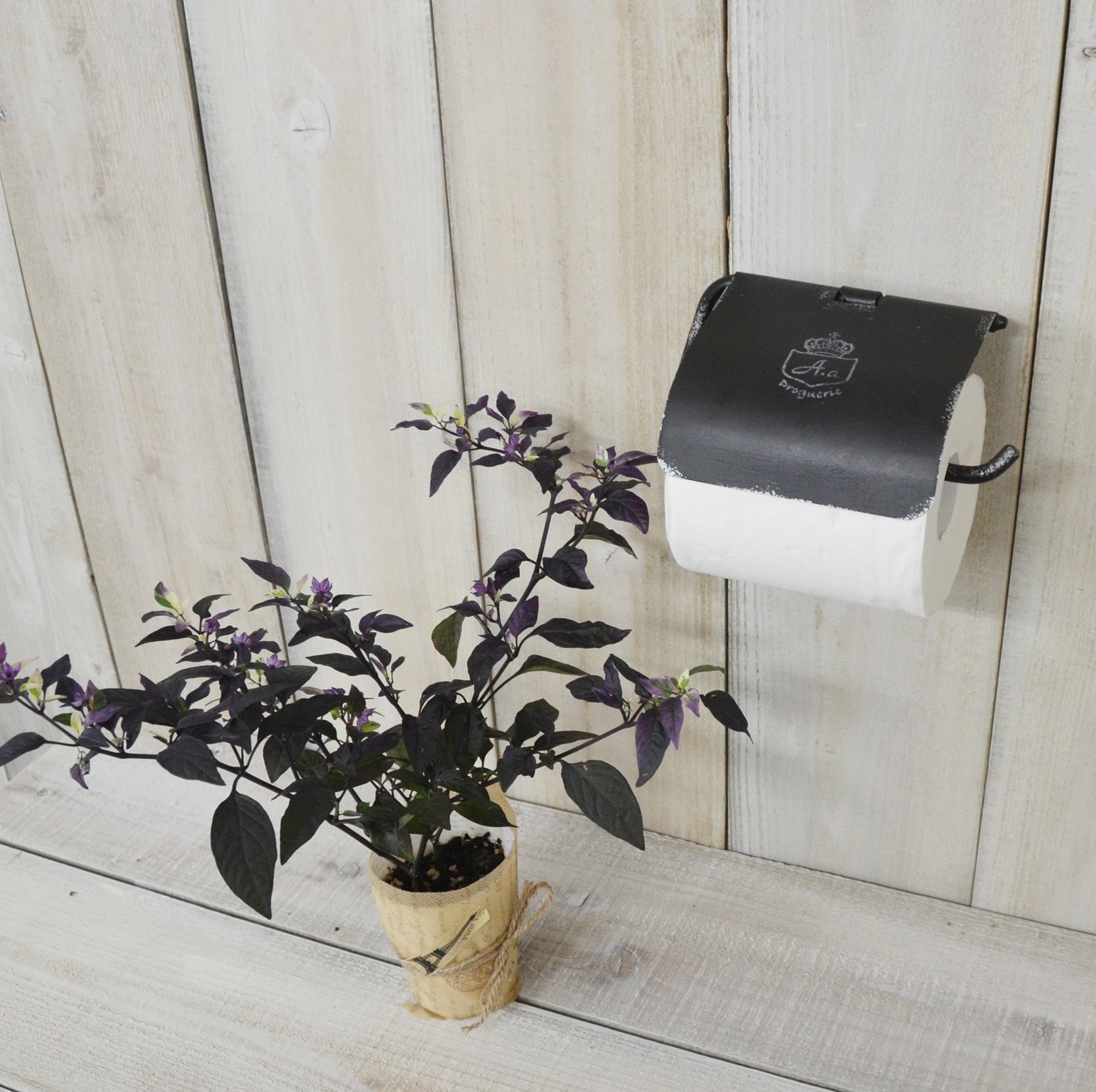 Amazon.co.jp: azi-azi トイレットペーパーホルダー アンティーク調