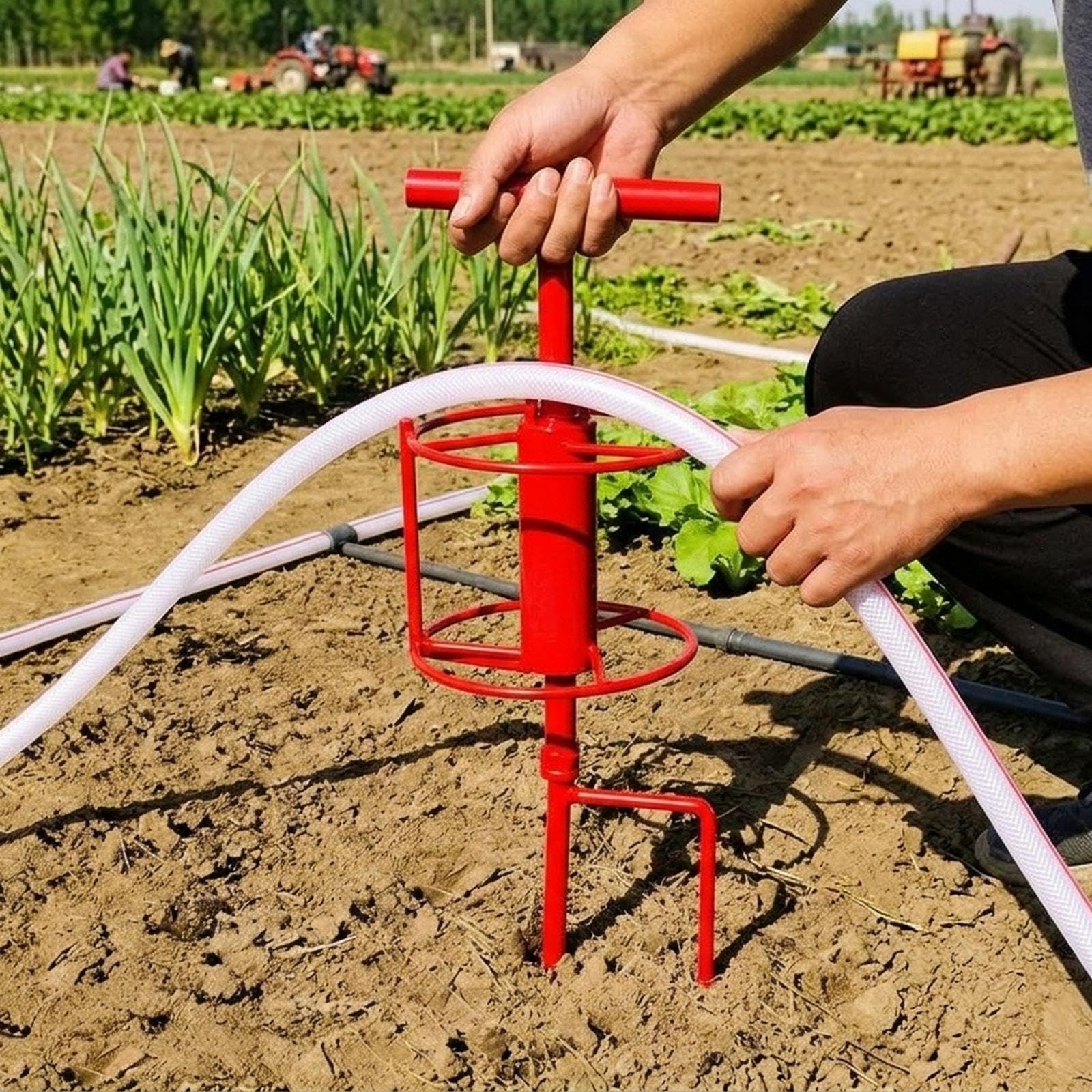 Protezione per Tubo Flessibile, Deflettore per Tubo Flessibile, Picchetto per Ortaggi, Irrigazione del Prato, Vasca per Animali Domestici