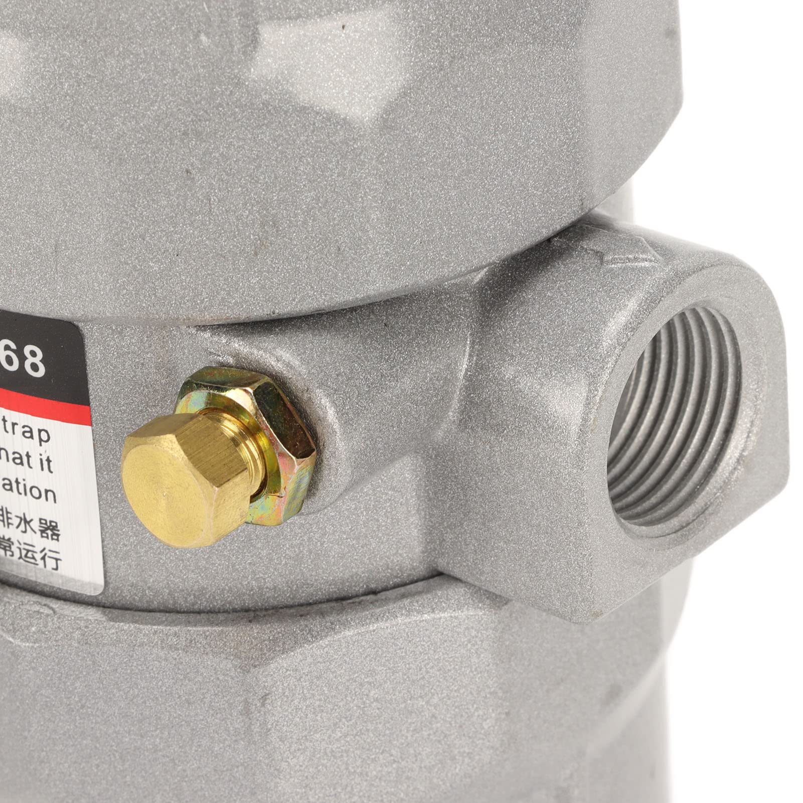 Valvola di scarico automatica universale Valvola filtro pneumatico Drenaggio di drenaggio compresso Aria 1/2in NPT Interfaccia per l'essiccatore del compressore d'aria