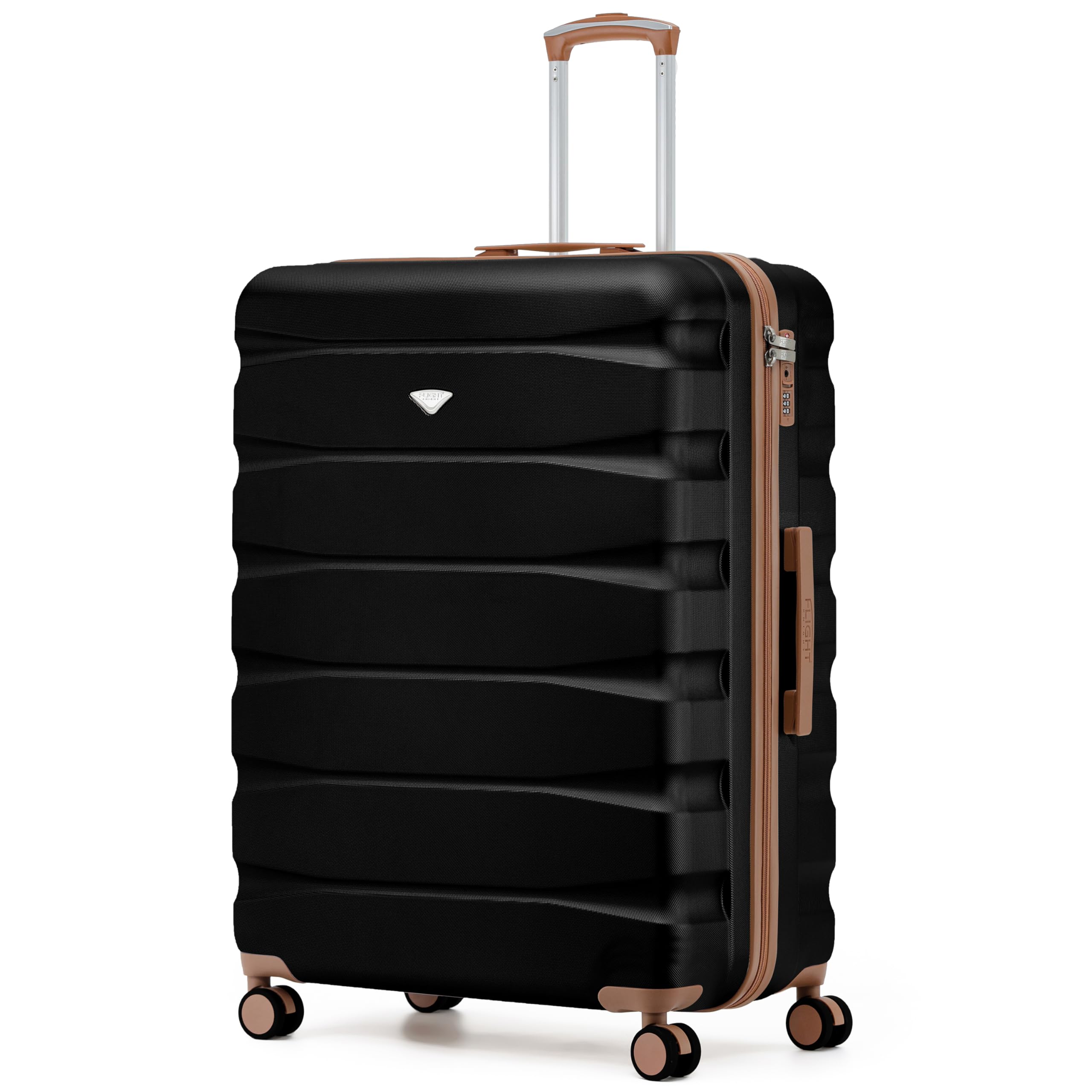 Flight Knight Underseat Cabin Suitcase 45x36x20cm | Free Hand Luggage for EasyJet & Wizz Air | Lightweight ABS Hard Shell with 8 Silent-Glide Spinner Wheels | Max Space Travel Bag — view 273