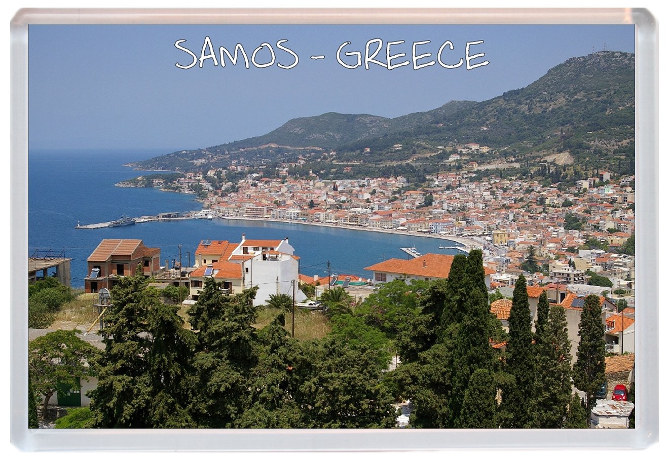 Baked Bean Store Samos - Greece - Jumbo Fridge Magnet Id328
