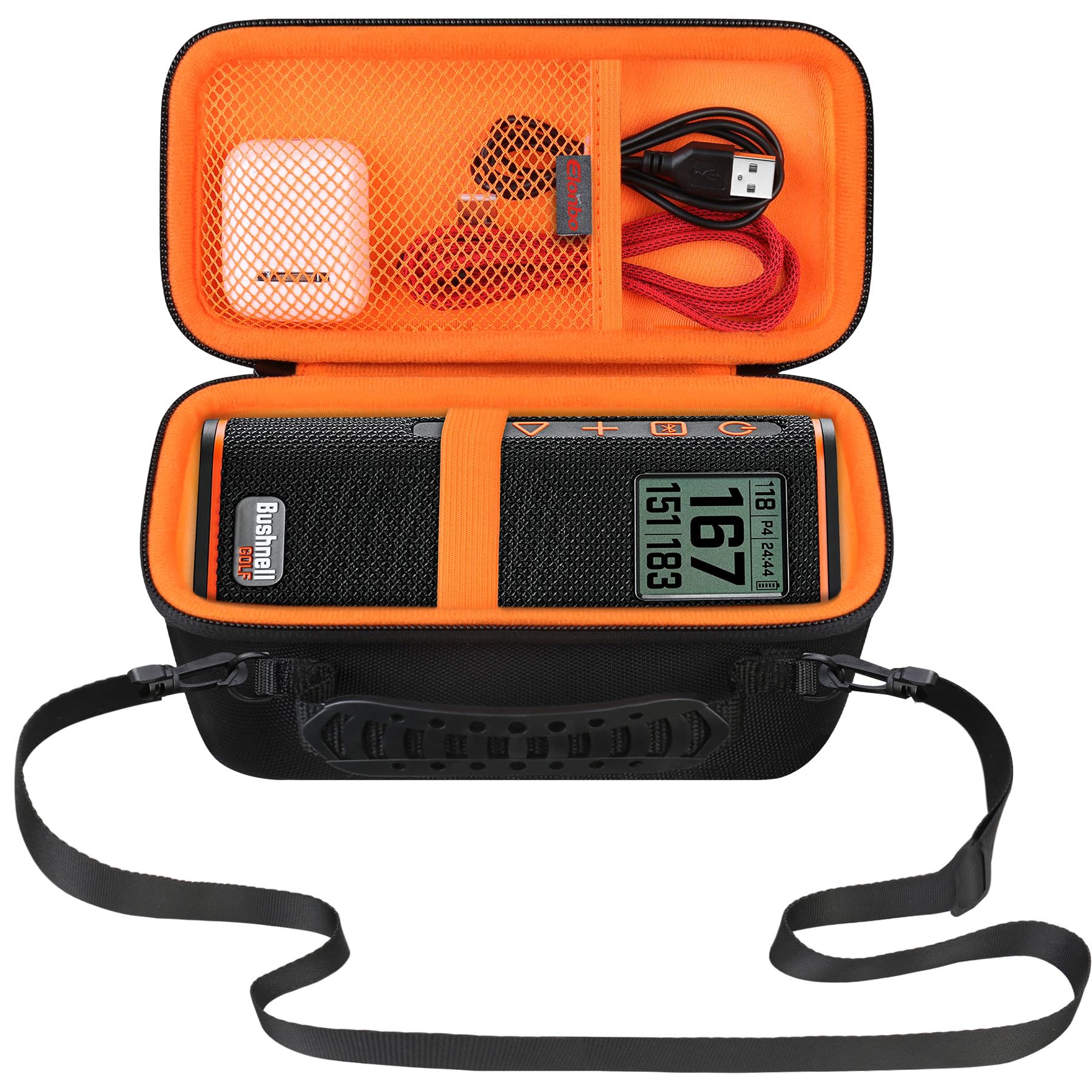 Elonbo Carrying Case For Bushnell Wingman View Gps Golf Speaker