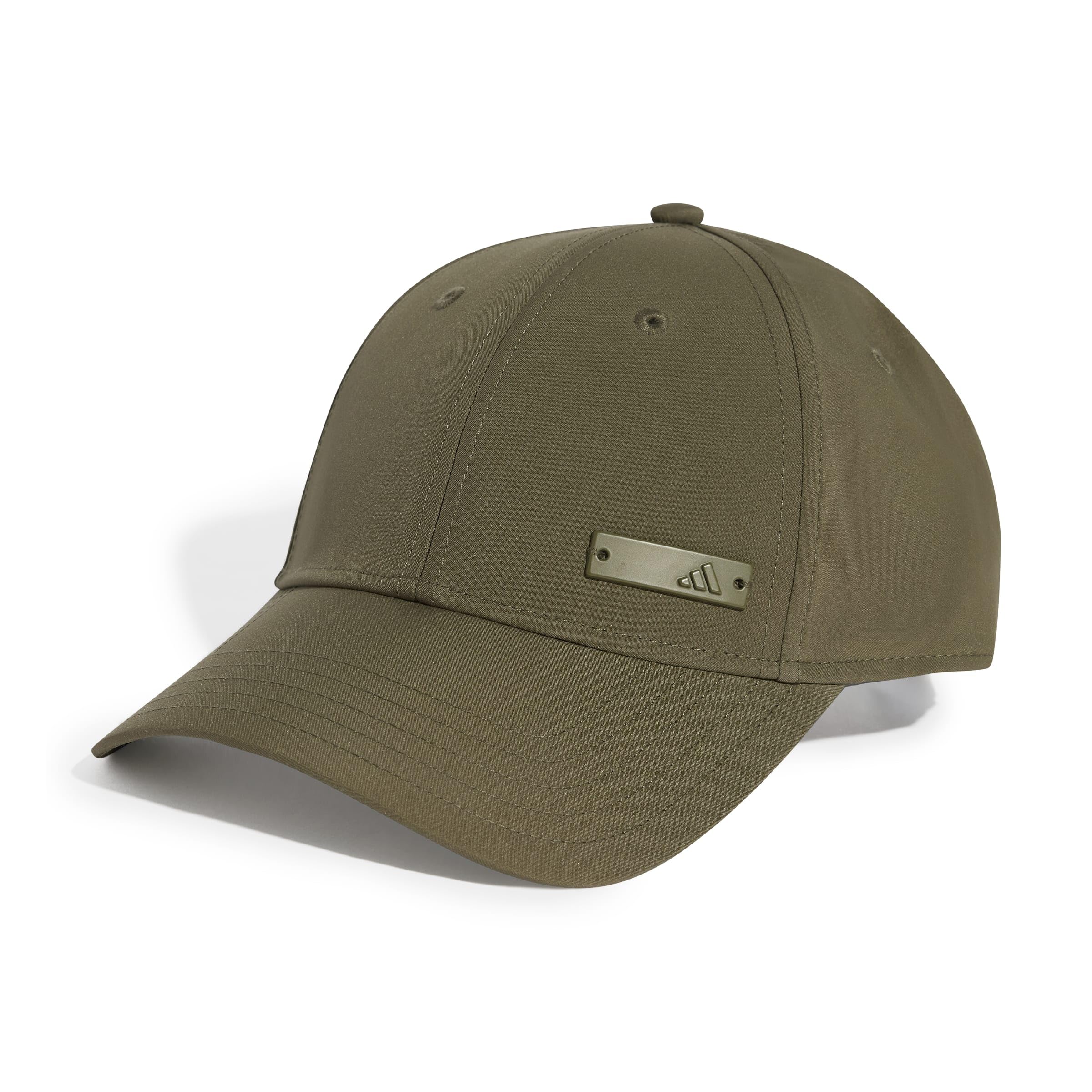 adidas Unisex Baseball Lightweights Metal Hat, Olive strata, S-M