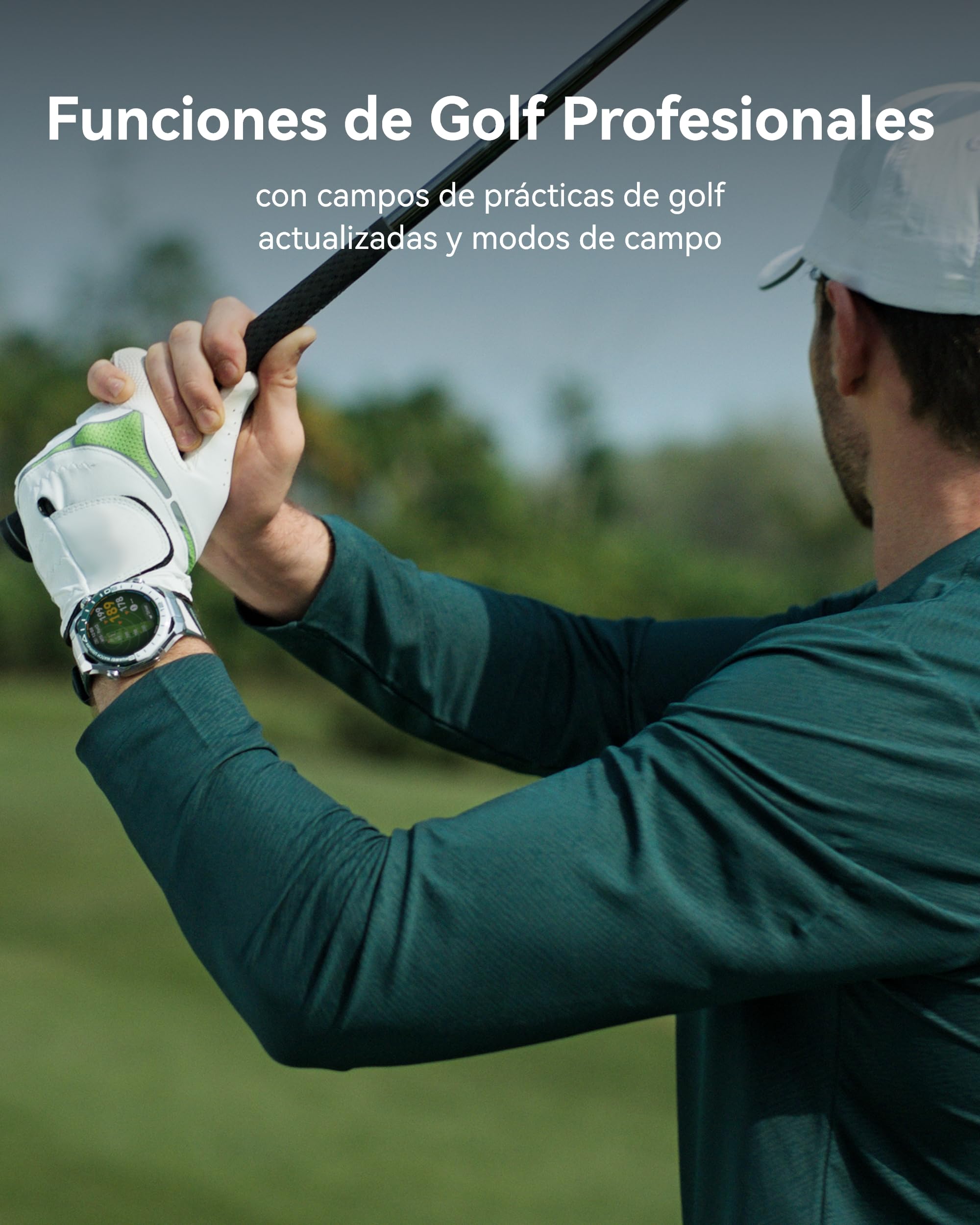 HUAWEI Watch Ultimate 2 Smartwatch, Prestaciones de Golf Profesional, Buceo de 150 Metros, Comunicación Subacuática Basada en Sonar, Tecnología Multi Sensor X-Tap, Llamadas eSIM sin Teléfono, Verde