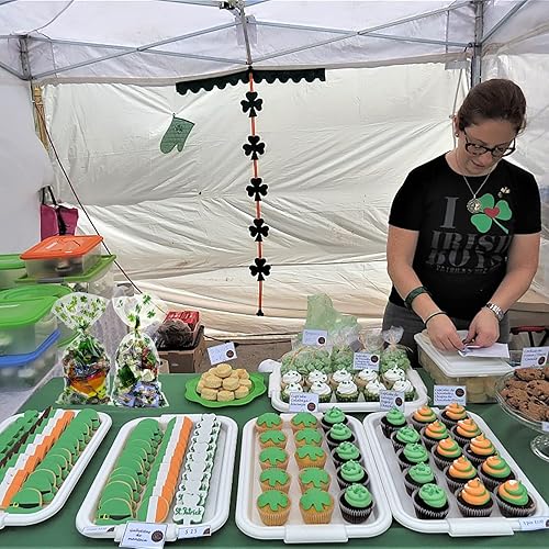 Miniatura 11 de FuraHa 150 bolsas de celofán de Navidad, bolsas de celofán de Navidad con lazos para dulces, galletas, golosinas, envoltura de regalo, suministros