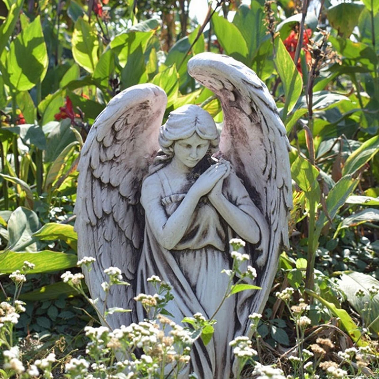 Amazon.co.jp: ガーデニング 庭 置物 天使 玄関外 大きい インテリア