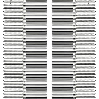 Sowtowe 3/16 T316 Stainless Steel Cable Railing Hardware,Cable Railing System Kit, Stair Deck Railing System for Wood Posts, 30 Pairs Swage Lag Screws Left & Right