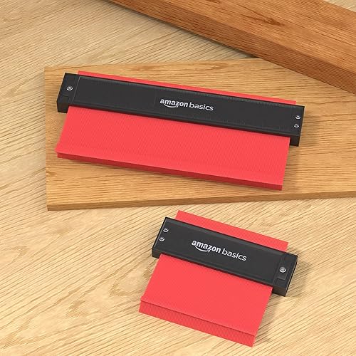 Miniatura 6 de Amazon Basics Juego de 2 medidores de contorno, perfil de 5 pulgadas y 10 pulgadas, dimensiones de 10 pulgadas: 10.2 x 5.1 x 0.8 pulgadas,