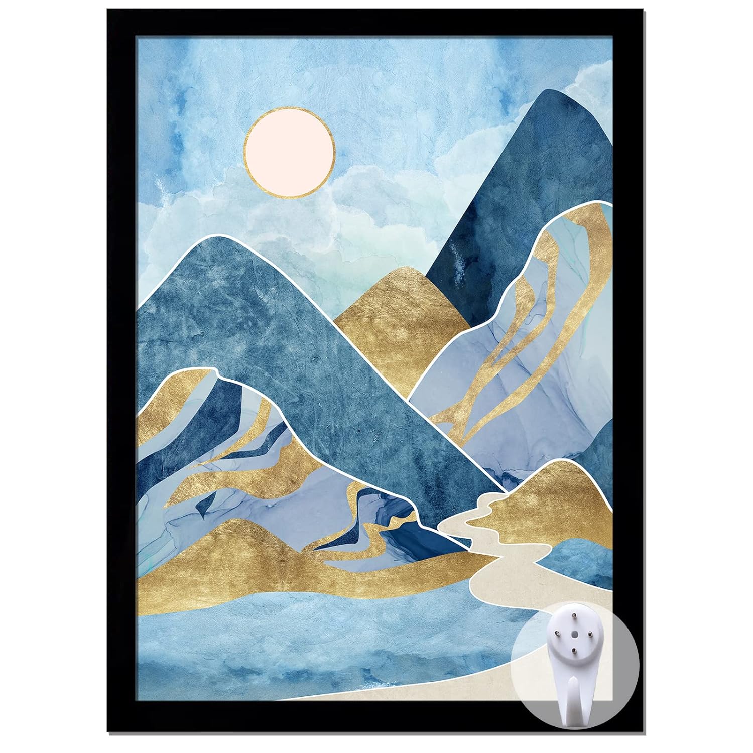 keibiubu Black Photo Frame, 8x11 Picture Frame for Photo Collage Canvas