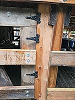 4″–8″ Heavy Duty Decorative T Hinges photo review