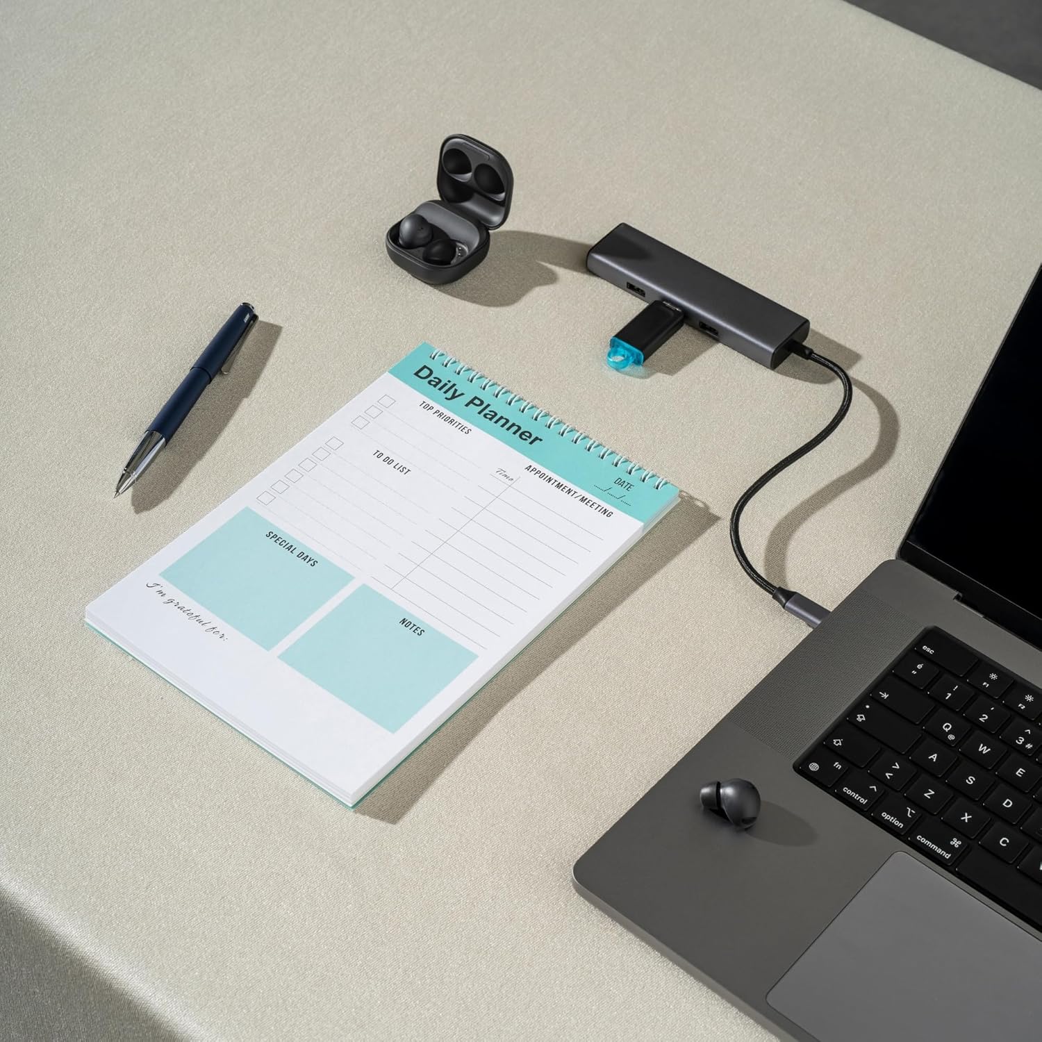 Daily Planner, To Do List Notepad, Spiral Notebook, Undated-52 Sheets-6.5" x 9.8" Checklist, Notebooks for Work, Personal Organizer Notepad, Daily Task Notebook (Green) - Image 6