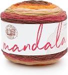Lion Brand Yarn, Mandala multicolore varié Yarn pour le crochet et tricotage, artisanat Yarn, Loup-garou, paquet de 1