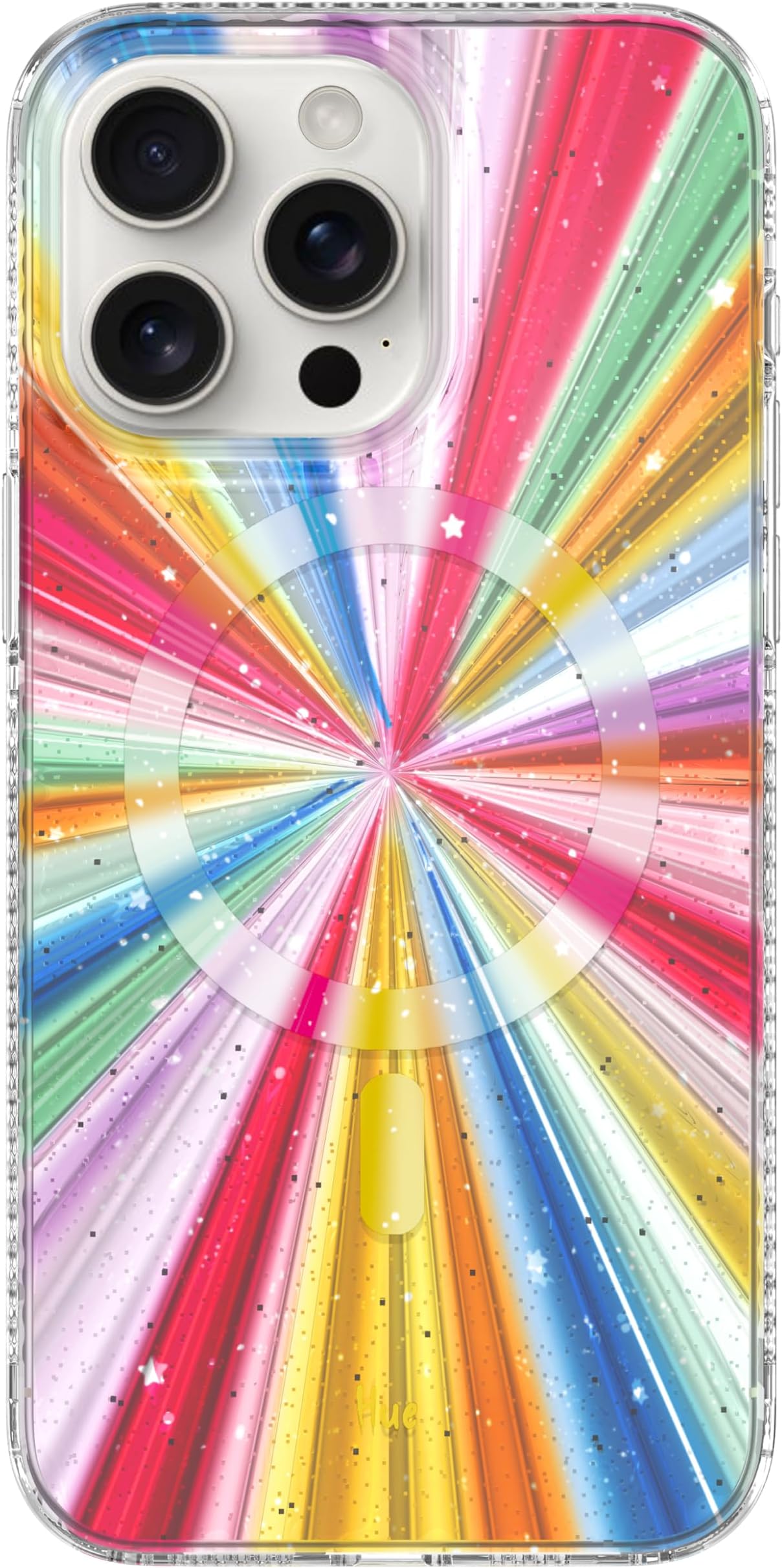 LONLI Hue - for iPhone 15 Pro Max Case [Compatible with Magsafe] - Cosmic Portal Phone Case - [360° Shock-Absorbent Bumper] - Cute, Unique and Aesthetic Phone Cover for Girls and Women