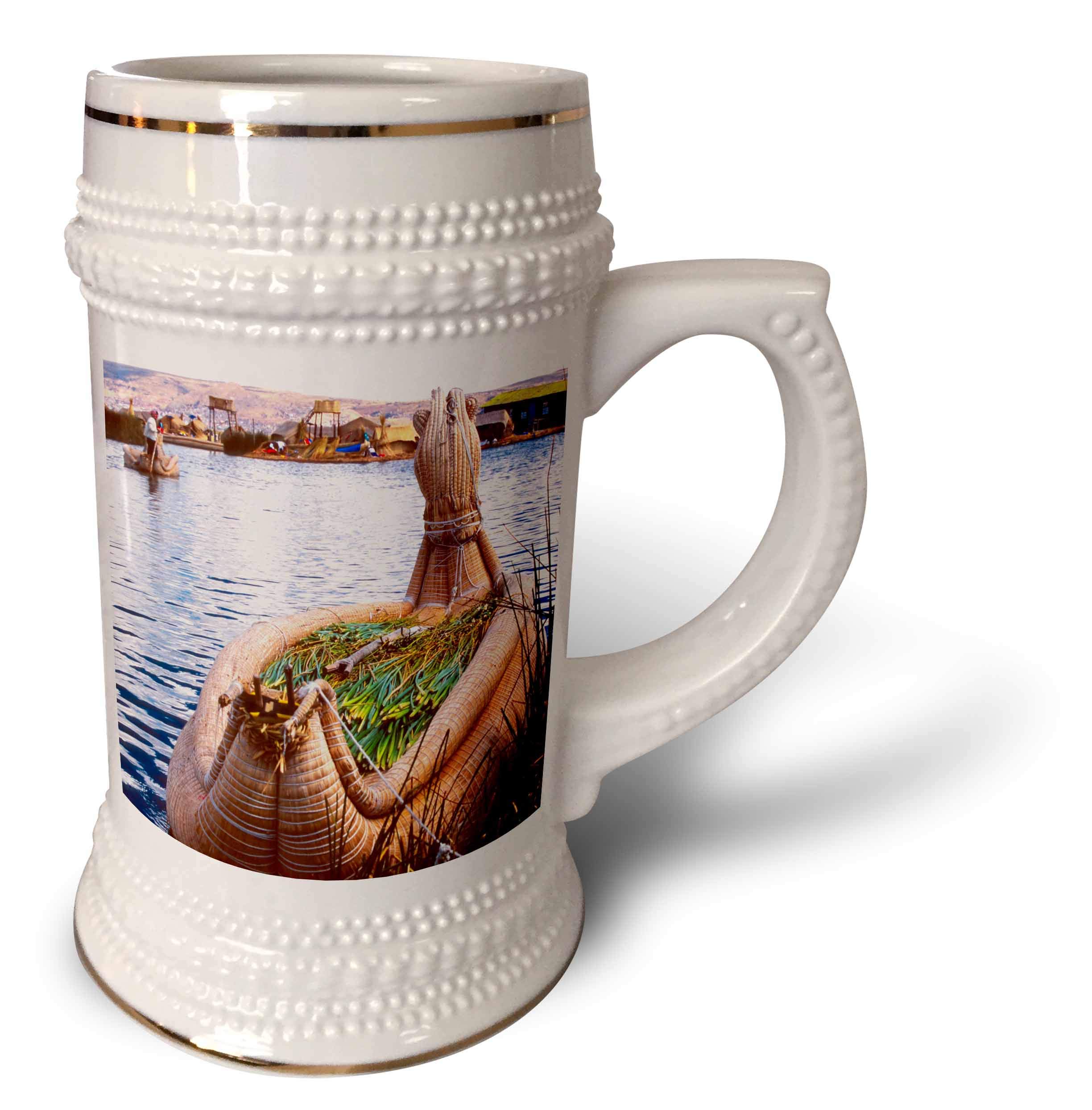Islas flotantes de Uros taza de 500 ml decorativa de Perú para regalo cultural 3dRose Stein