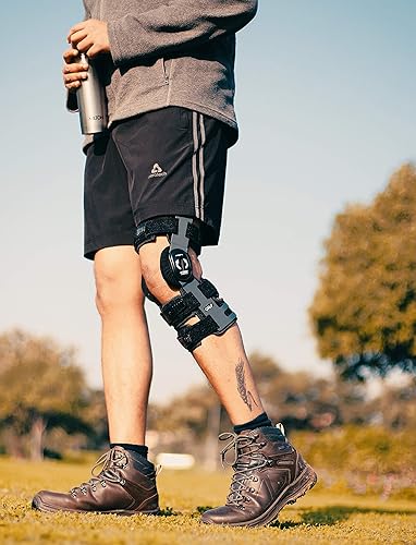 Miniatura 2 de KGOI Osteofix Rodillera  Rodillera para OA, Osteoartritis, descarga, dolor de artritis y soporte de rodilla  Ideal para hombres y mujeres  (L, gris)