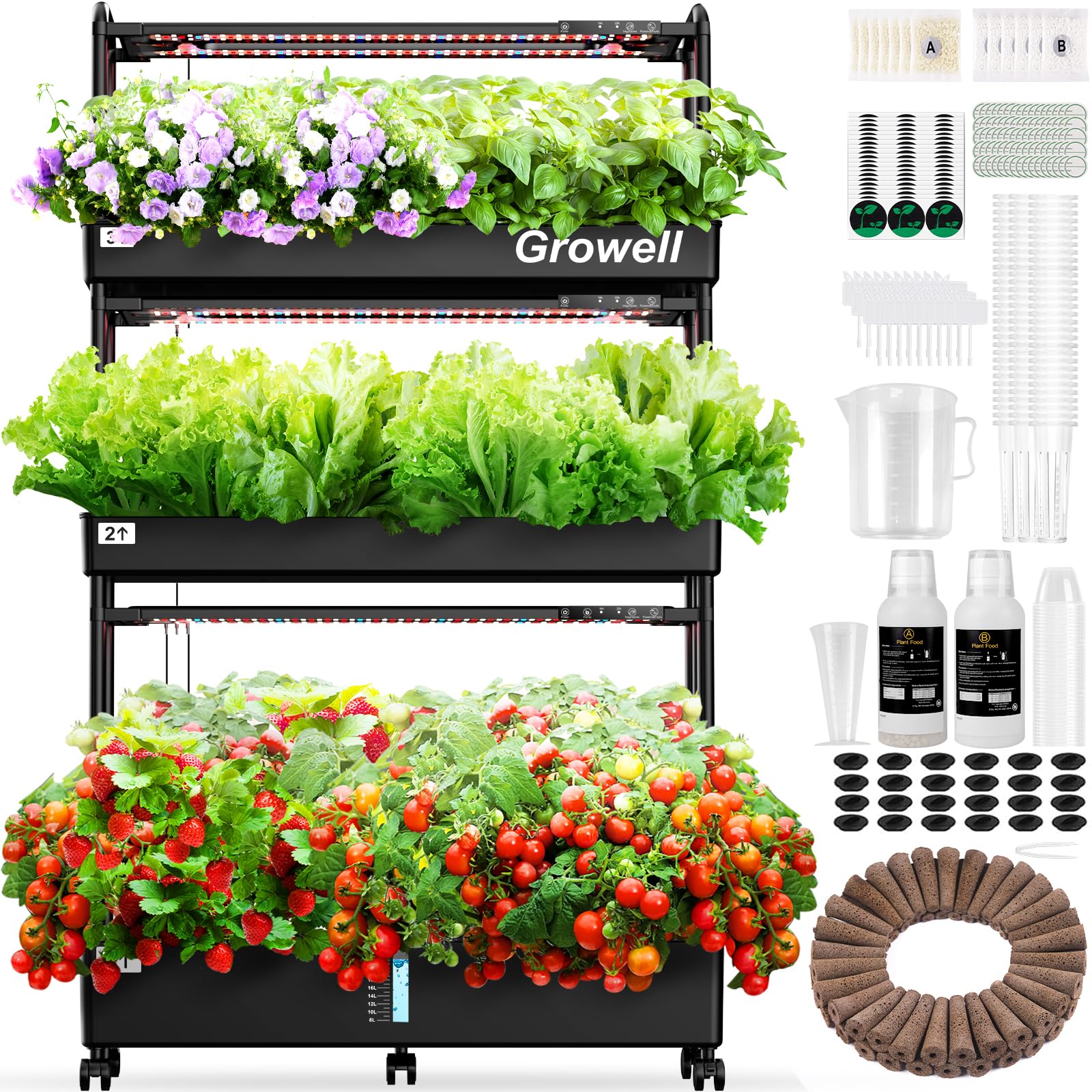 Growell 90-Pod Hydroponic System
