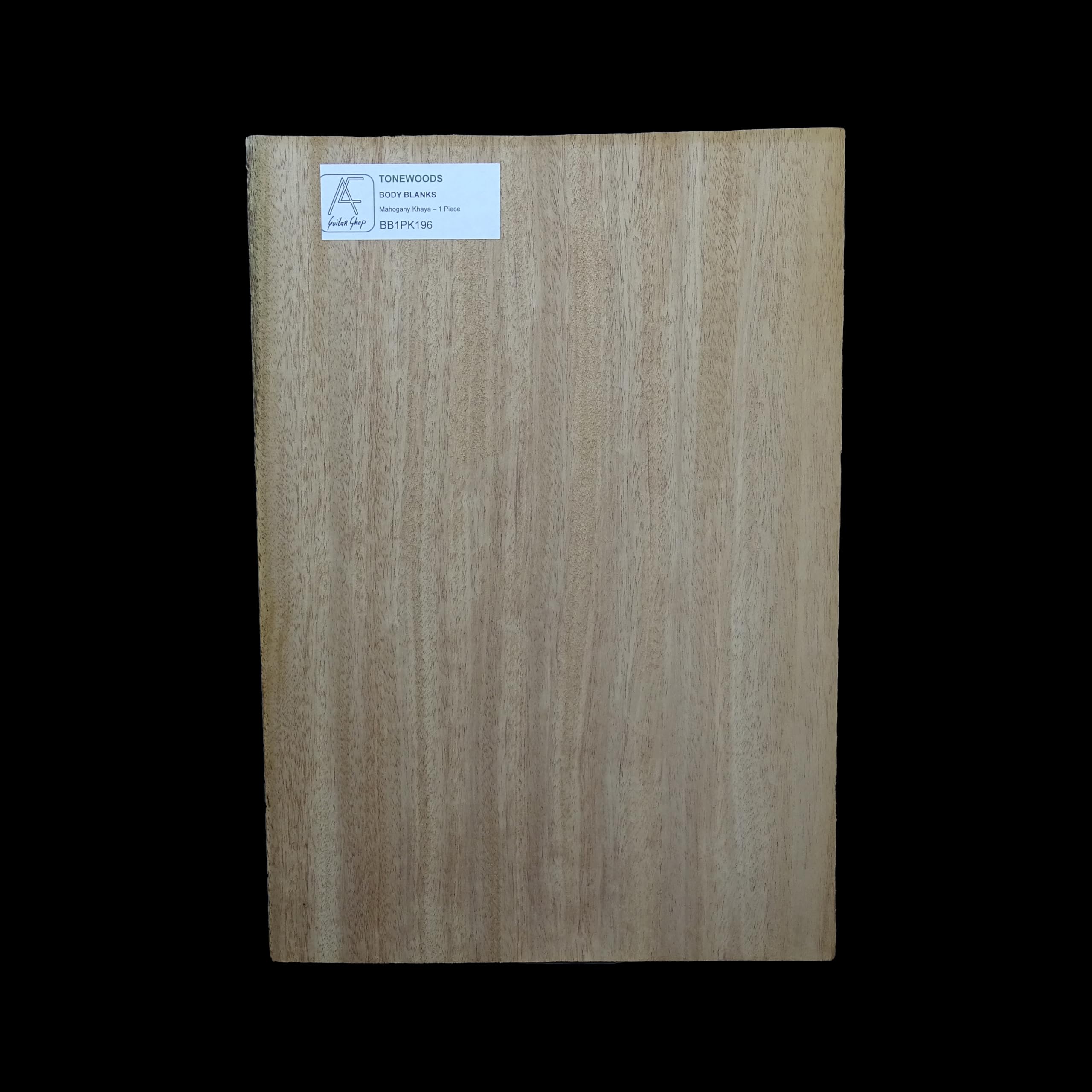 Bois de lutherie acajou prêt à sculpter pour fabriquer un corps de guitare sans déformation
