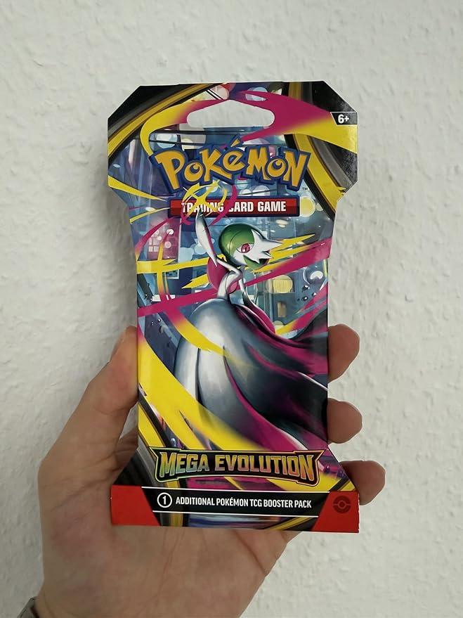 Krimson Fury-utvidgningen tillgänglig i Pokémon Handelskortsspel Pocket 10 81GvBtTVYgL. AC SY879 Pokemon TCG: Mega Evolution Sleeved Booster Pack - 10 Cards