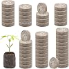 ZeeDix 100 Pcs 30mm Peat Pellets Seed Starter Soil Pods Plugs for Vegetable, Seedling Soil Block Compressed Peat Nutrient Seed Pods for Planting Easy Transplant
