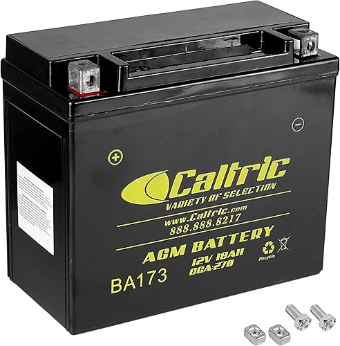Caltric Agm - BaterĂa compatible con Arctic Cat Alterra 550 700 4X4 Xt Eps 2016 2017 Caltric Agm - BaterĂa compatible con Arctic Cat Alterra 550 700 4X4 Xt Eps 2016 2017