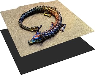 Upgraded 470x470mm Cr-10 Maximum,Cr10-Max Build Plate Double Sided Textured PEI Sheet Flexible Spring Steel Bed with Magnetic Base for CR10 Maximum Cr10-max 3D Printer.