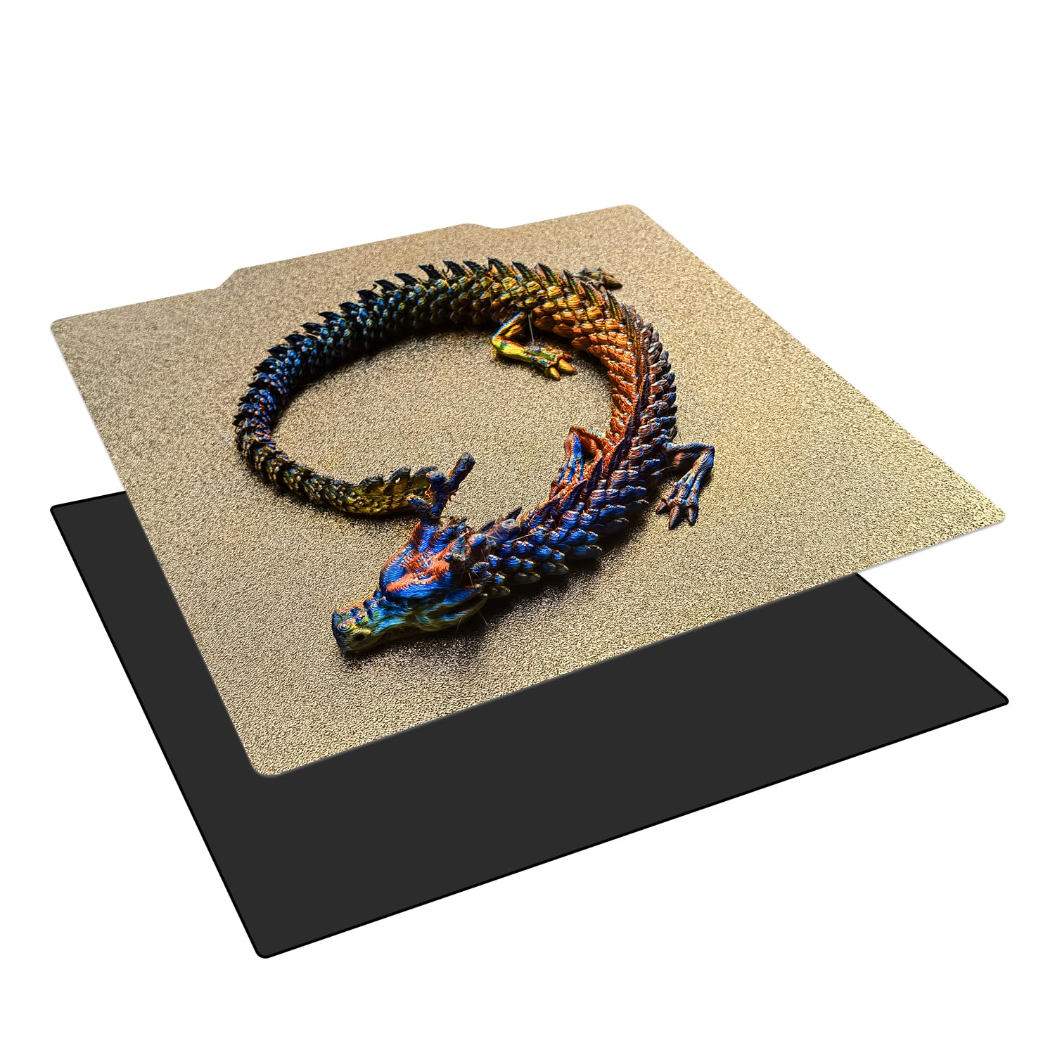 310x310mm Qidi Plus 4 Build Plate PEI Sheet Double Sided Textured Flexible Spring Steel Magnetic Bed for Cr-10,CR-10S, CR-10S pro, CR-10V2, CR-10 V3