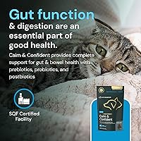 Vista 7 de VETRISCIENCE Max Veterinary Strength Calm & Confident Chews - Stress Supplement for Pets - Supports Brain Function for Cats & Dogs - with Lemon Balm