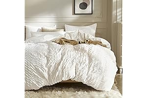 JELLYMONI White Duvet Cover Queen Size
