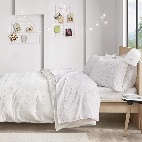 Miniatura 2 de Intelligent Design - Juego de sábanas, suave, acogedor, franela 100% algodón, estampado novedoso de animales lindos, cálido y ultrasuave, para clima