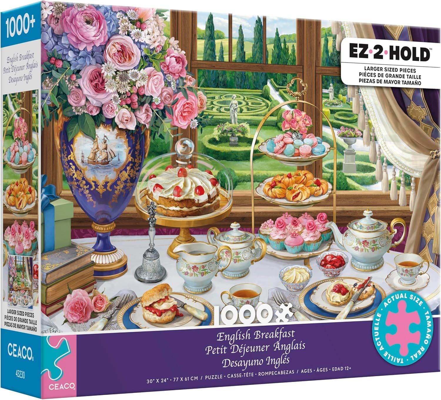 Ceaco - English Breakfast - 1000 Oversized Piece Jigsaw Puzzle