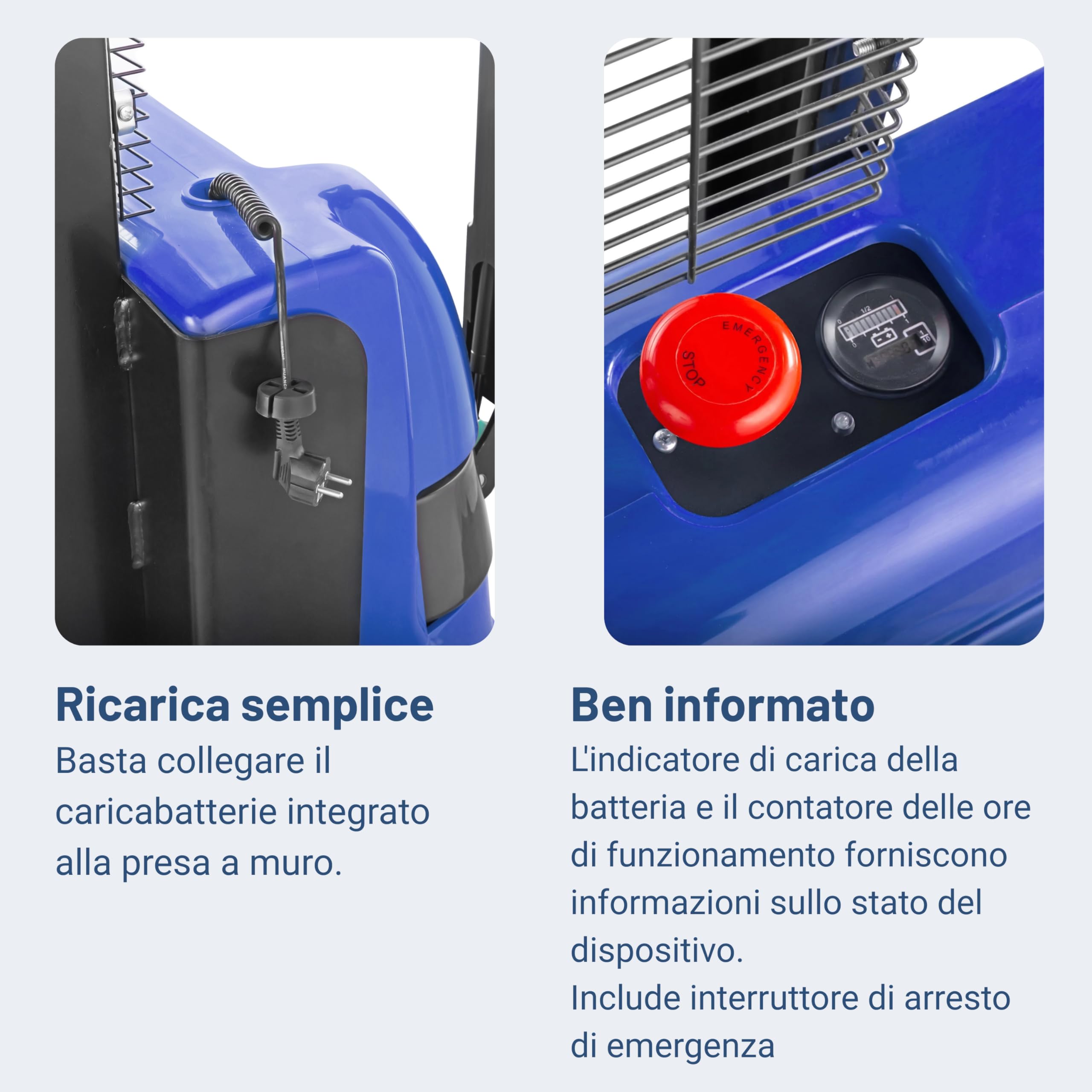 Pallit Carrello elevatore elettrico BUDGET-L | altezza di sollevamento 3500 mm | portata 1200 kg | incl. 2 batterie