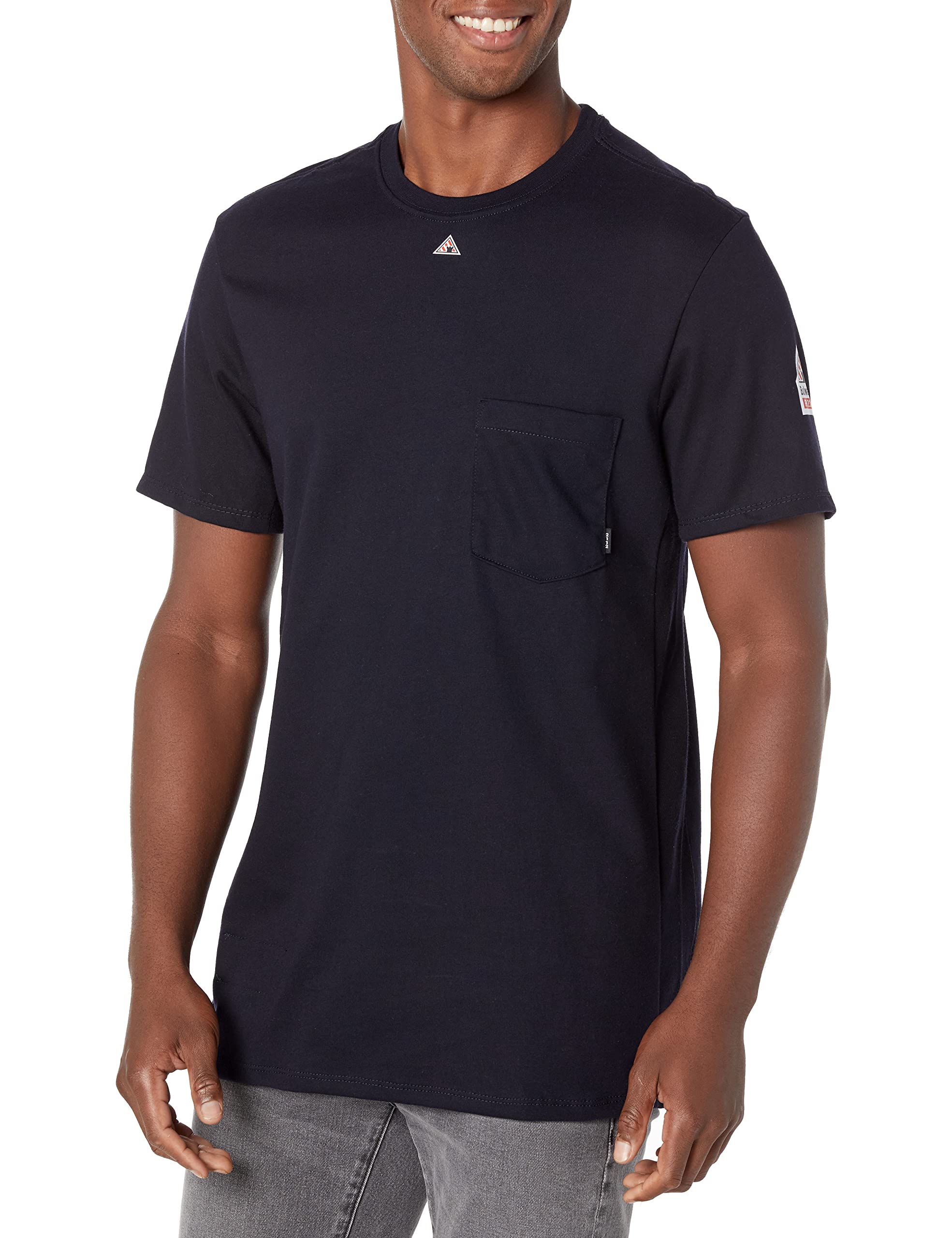 Bulwark FRmens Bulwark® Men's Lightweight FR Short Sleeve Tagless T-Shirt Shirt (pack of 1)