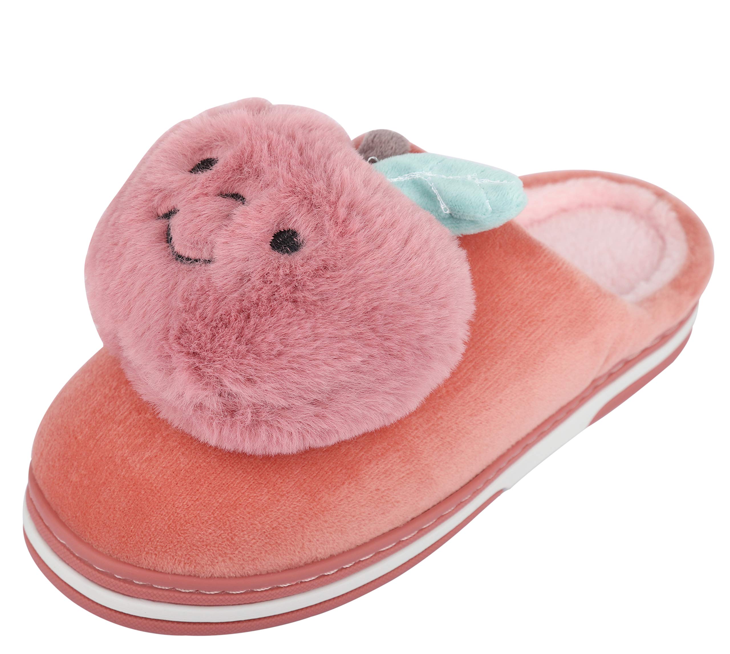 Irsoe Comfortable Indoor/Outdoor Soft Bottom Fur Slippers |Womens Flipflop |Girls Slippers flip Flop Orange (B08JV985N3) Amazon Price History, Amazon Price Tracker